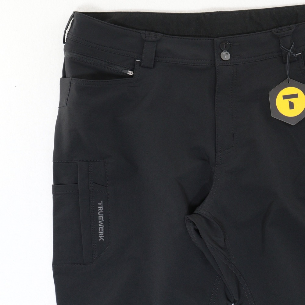 Truewerk T2 Werkpant Men 42x30 Cargo Work Pants Stretch Nylon Utility Black NWT - Picture 2 of 9